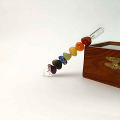 7 Chakra Tumble Healing Stone Wand