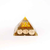 9 Plate Orgone Pyramid with Gomti Chakra