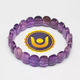Amethyst Oval Faceted Bracelet
