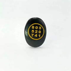 Black Agate Zibu Symbol Coin