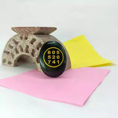 Black Agate Zibu Symbol Coin