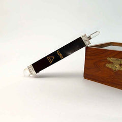 Black Banded Agate 4 Element Healing Stone Wand