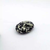 Black White Tourmaline Healing Crystal Palm Stone