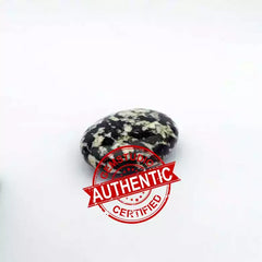 Black White Tourmaline Healing Crystal Palm Stone