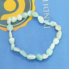 Blue Amazonite Tumble Bracelet