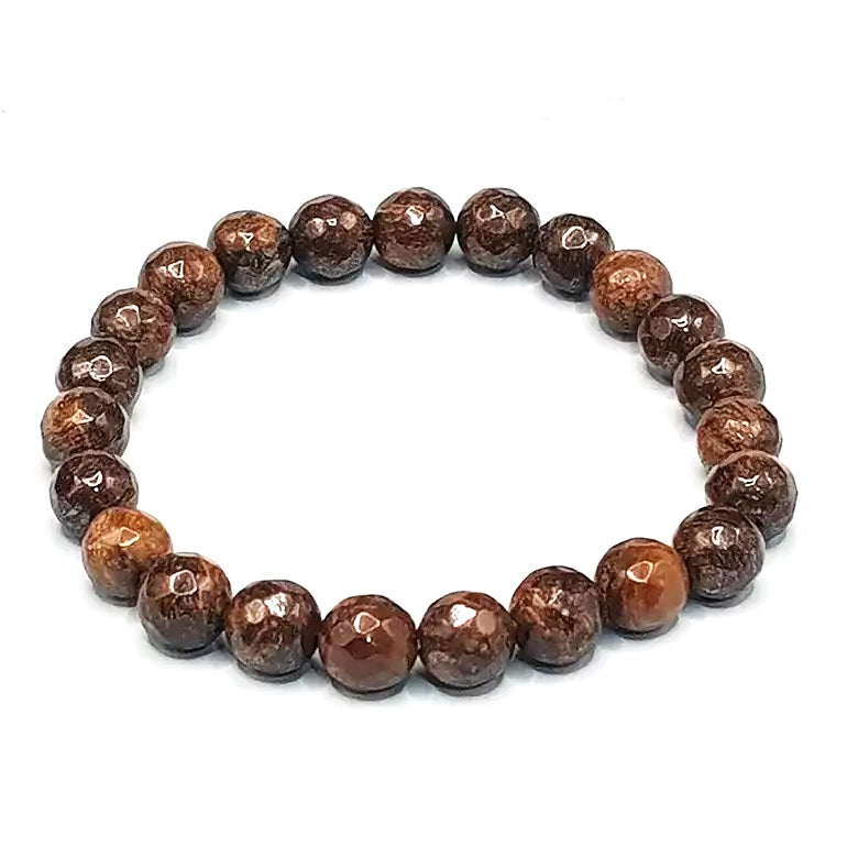 Bronzite Diamond Cut Bracelet