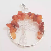 Carnelian Tree of Life Pendant