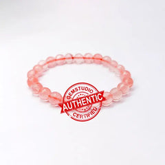Cherry Quartz Bracelet