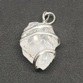 Crystal Quartz Spiral Pendant