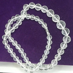 Crystal Sphatik Diamond Cut Mala
