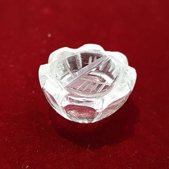 Crystal Sphatik Shri Lakshmi Charan Paduka