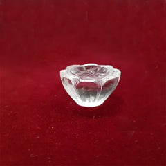 Crystal Sphatik Shri Lakshmi Charan Paduka