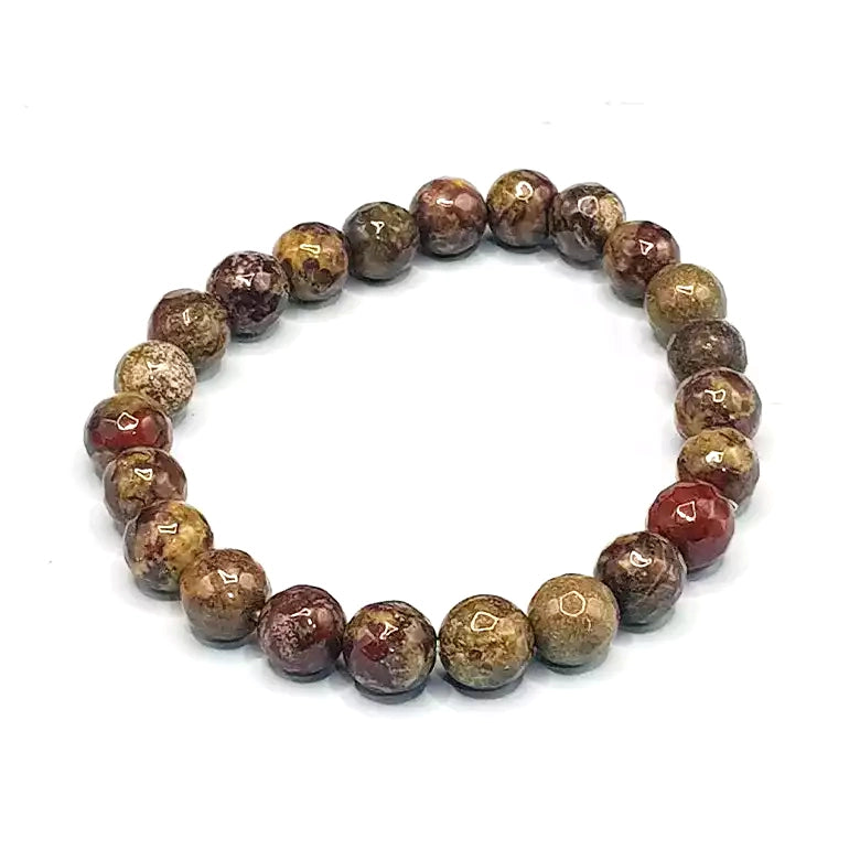 Dragon Blood Diamond Cut Bracelet