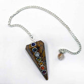 Elephant Jasper 7 Chakra Dowsing Pendulum