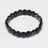 Golden Obsidian Oval Faceted Bracelet