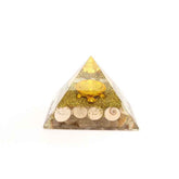 Gomti Chakra Orgone Pyramid with Tortoise