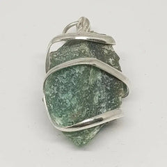 Green Aventurine Spiral Pendant