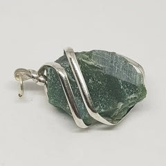 Green Aventurine Spiral Pendant