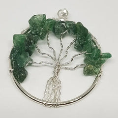 Green Aventurine Tree of Life Pendant