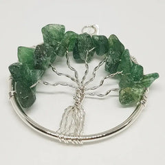 Green Aventurine Tree of Life Pendant