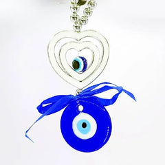 Heart Shape Evil Eye Hanging for Good Luck