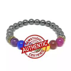 Hematite 7 Chakra Bracelet