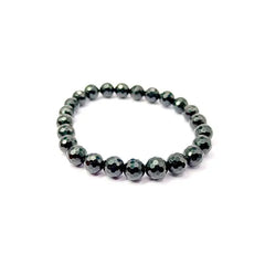 Hematite Diamond Cut Bracelet