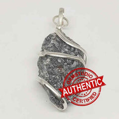 Iolite Spiral Pendant