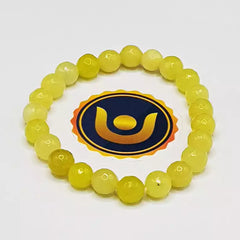 Lemon Jade Diamond Cut Bracelet