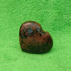 Mahogany Obsidian Healing Crystal Heart Stone