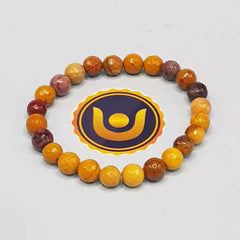 Mookaite Diamond Cut Bracelet