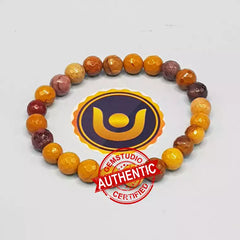 Mookaite Diamond Cut Bracelet