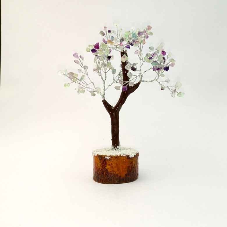 Multi Fluorite Gemstone Tree
