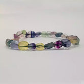 Multi Fluorite Tumble Bracelet
