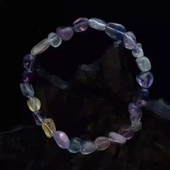 Multi Fluorite Tumble Bracelet