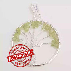 Peridot Tree of Life Pendant