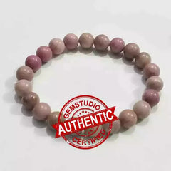Pink Rhodonite Bracelet