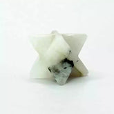 Rainbow Moonstone Merkaba Star