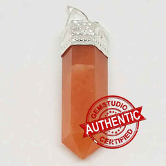 Red Aventurine Cap Pencil Pendant