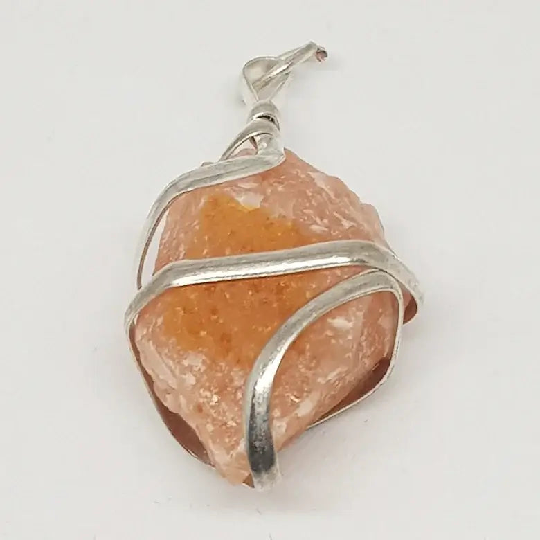 Red Aventurine Spiral Pendant