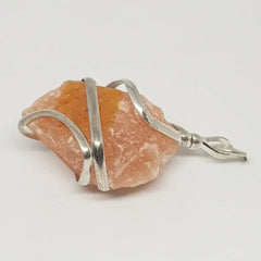 Red Aventurine Spiral Pendant