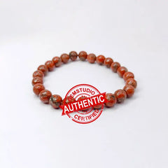 Red Jasper Diamond Cut Bracelet