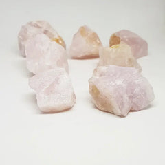 Rose Quartz Natural Rough Raw Stones