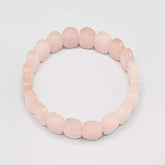 Rose Quartz Oval Faceted Bracelet