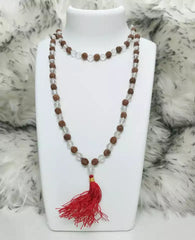 Rudraksha Crystal Mala