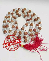 Rudraksha Crystal Mala