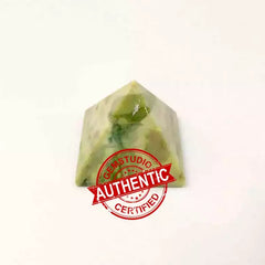 Serpentine Crystal Pyramid