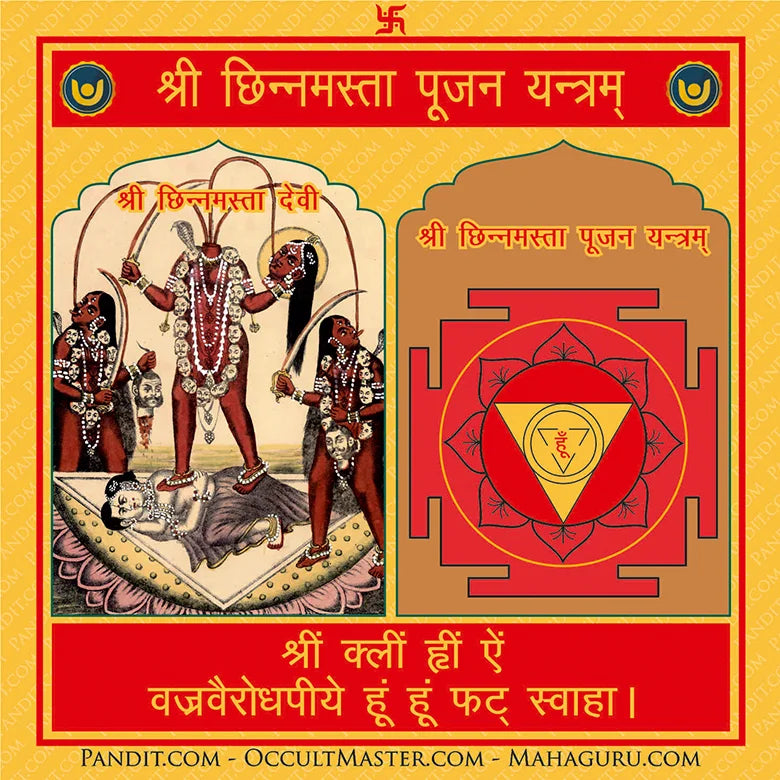 Shri Chinnamasta Pujan Yantra