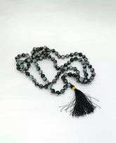 Snowflake Obsidian Mala