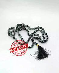 Snowflake Obsidian Mala
